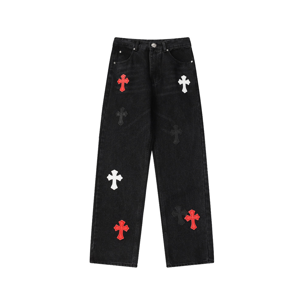 Chrome Hearts Black Jeans