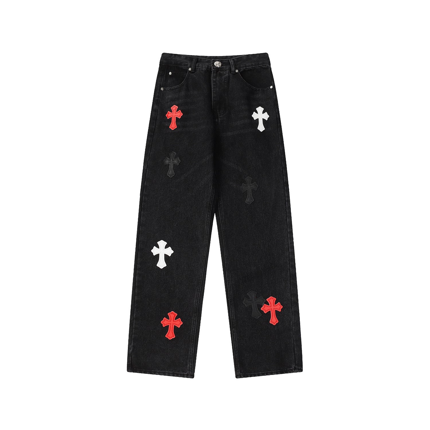 Chrome Hearts Black Jeans