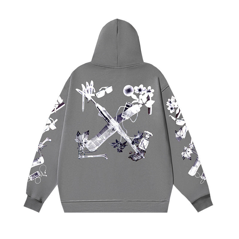 Off-White Grey Hoodie