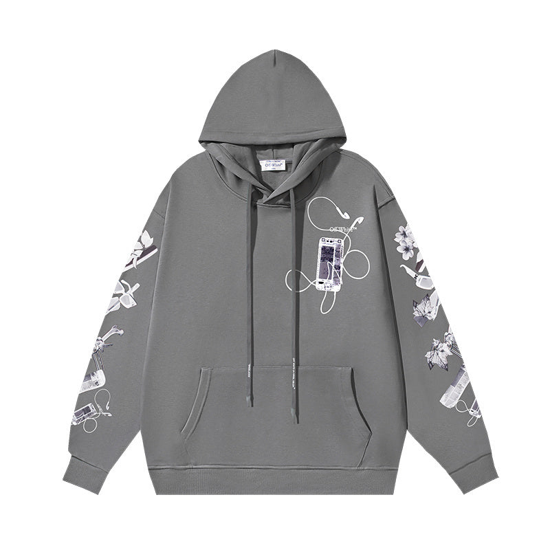 Off-White Grey Hoodie
