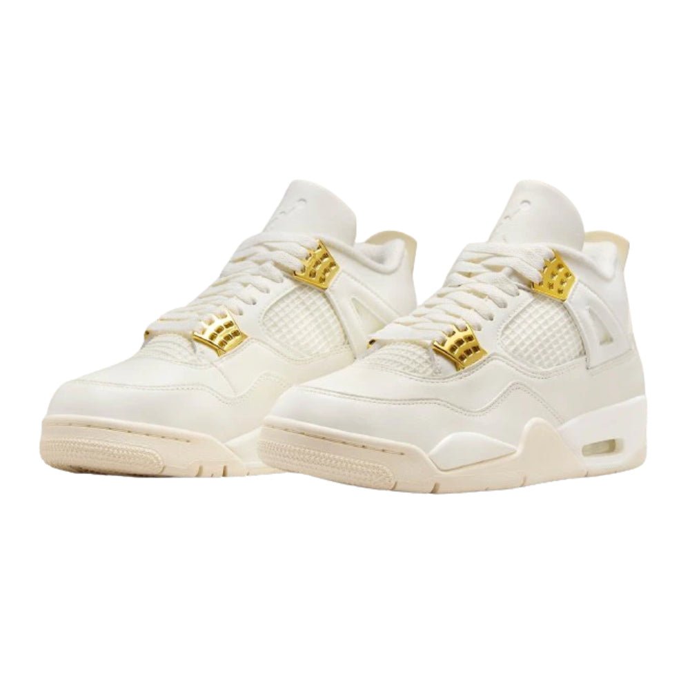 Air Jordan 4 Sail Metallic Gold - DripSparks