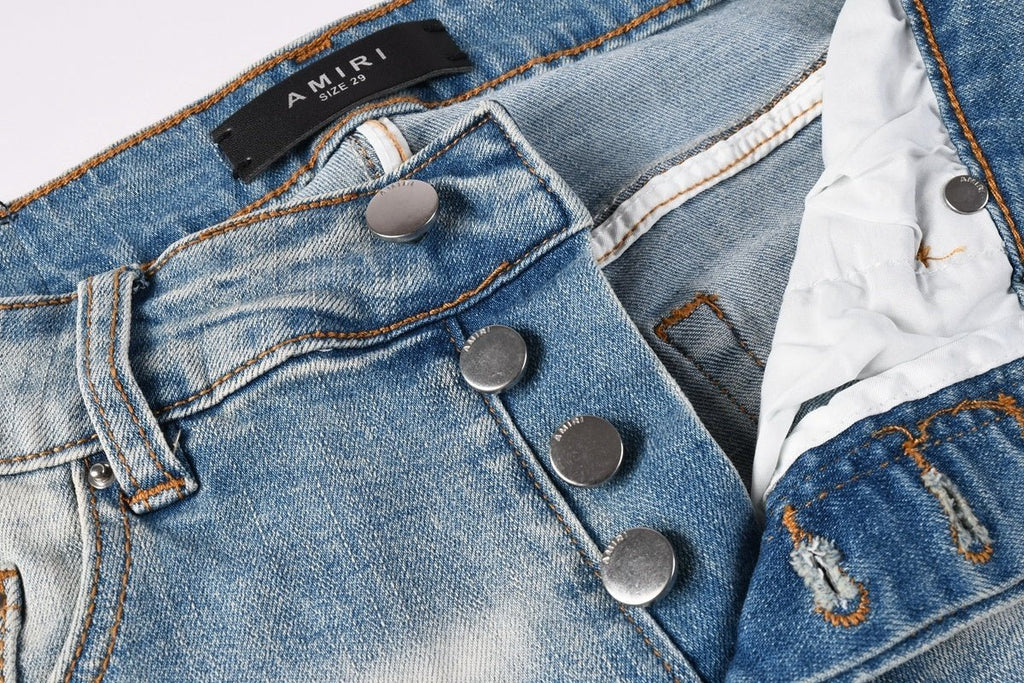Amiri Denim Ripped Jeans - DripSparks