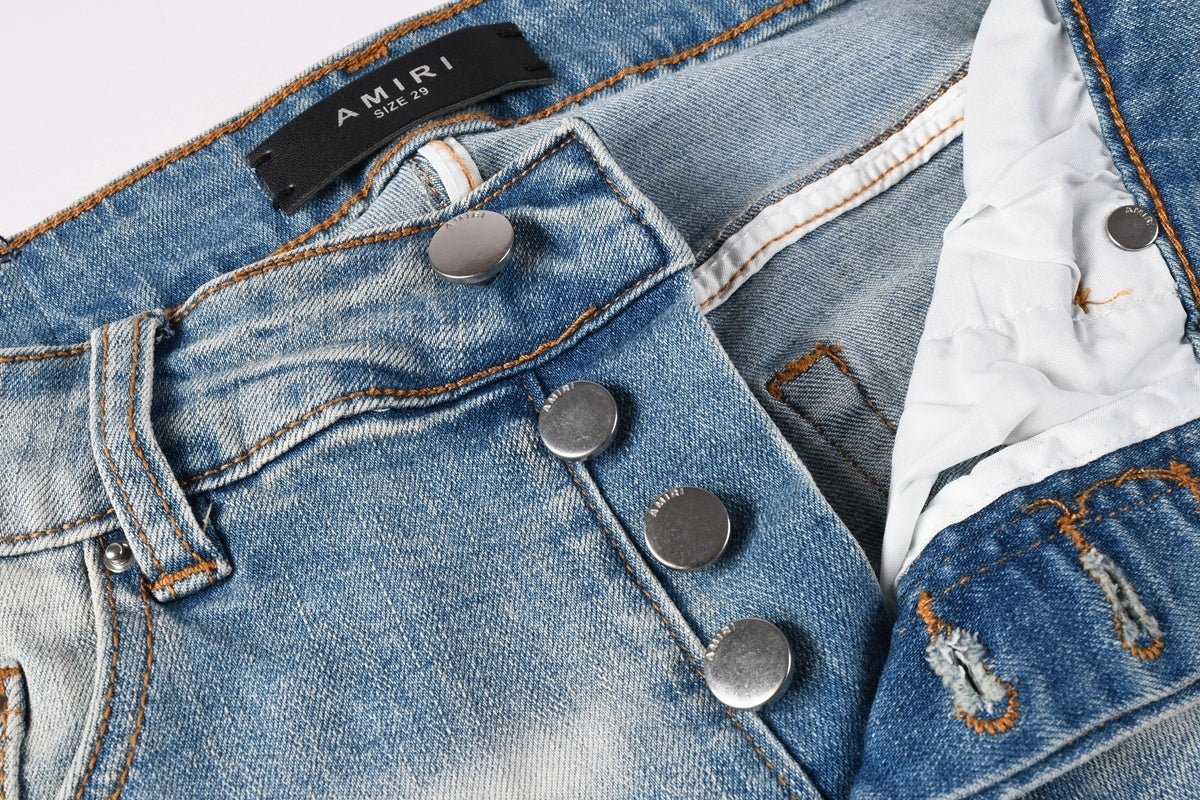 Amiri Denim Ripped Jeans - DripSparks