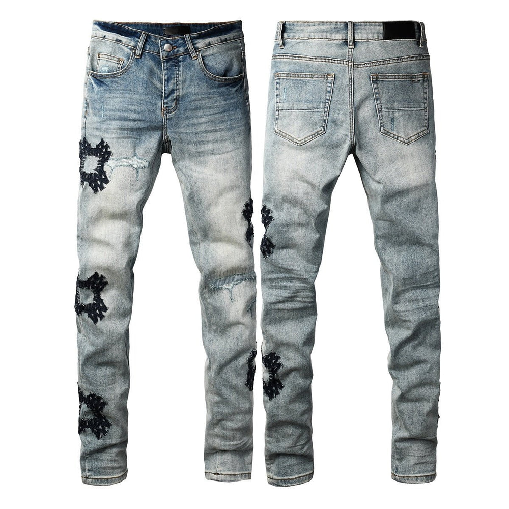 Amiri Denim Ripped Jeans
