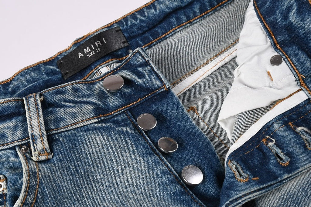 Amiri Snake Ripped Jeans - DripSparks