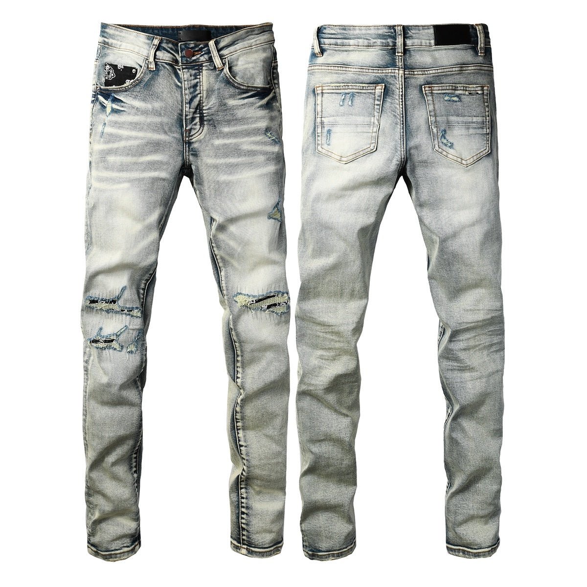 Amiri White Denim Jeans - DripSparks