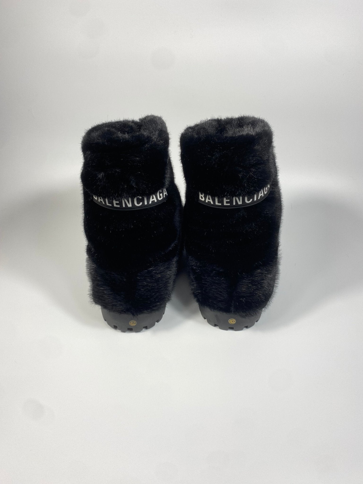 Balenciaga Alaska Fur Boots - DripSparks