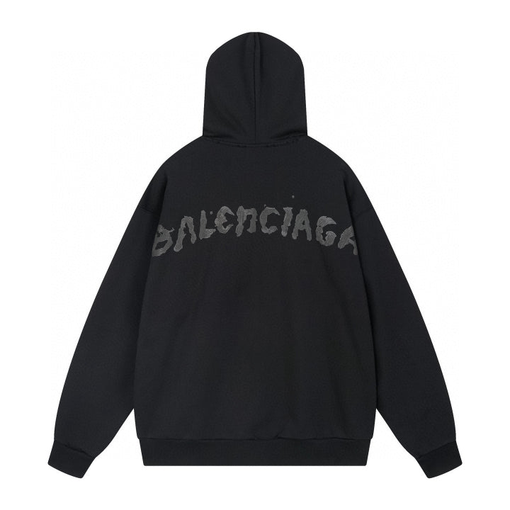 Balenciaga Black Hoodie - DripSparks