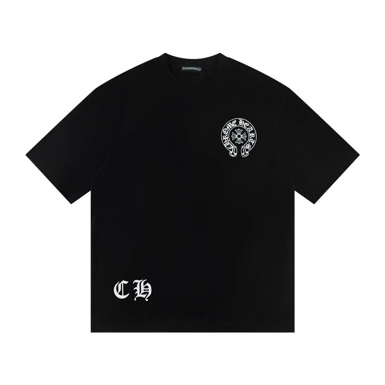 Chrome Hearts Black Tee - DripSparks