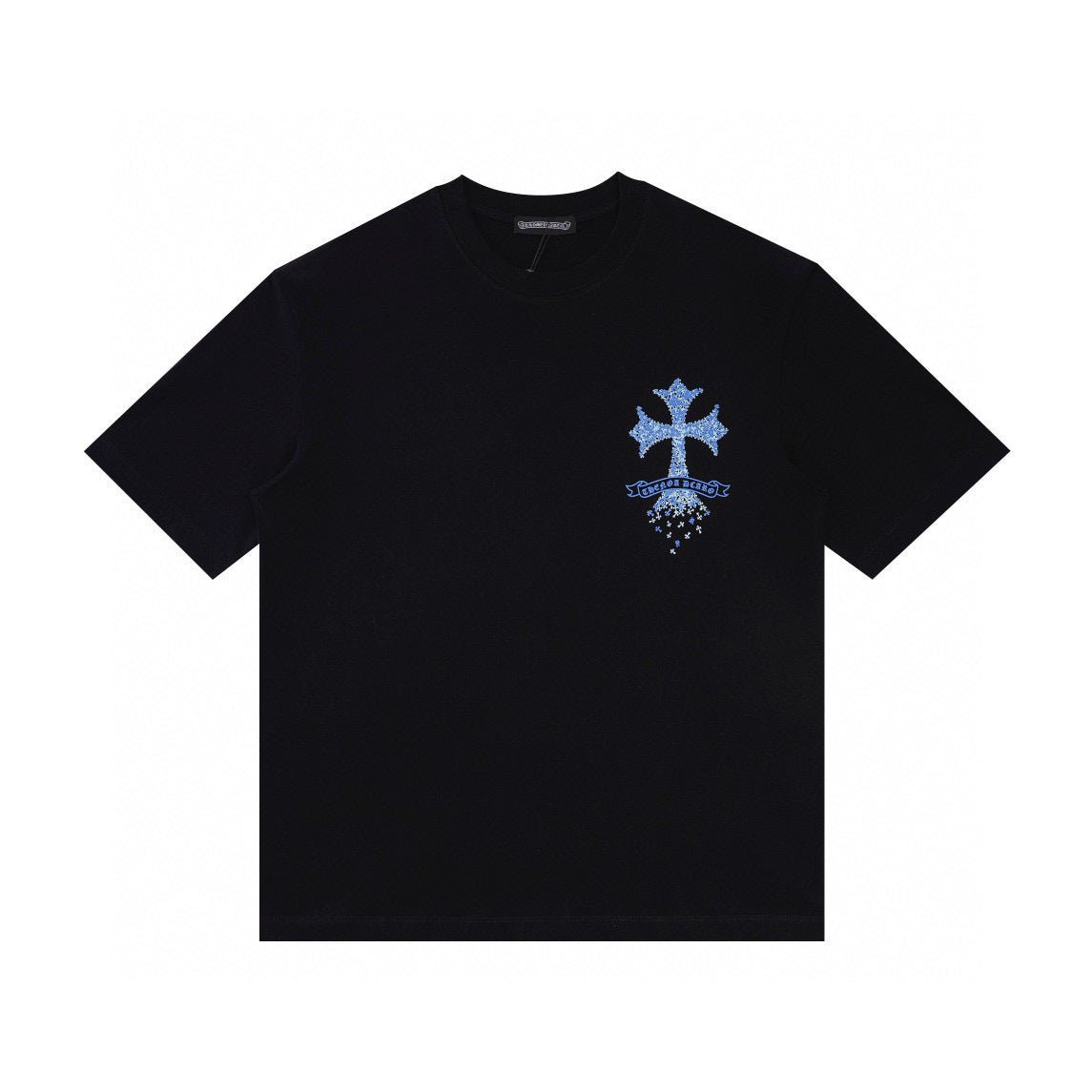 Chrome Hearts Blue Cross Tee - DripSparks