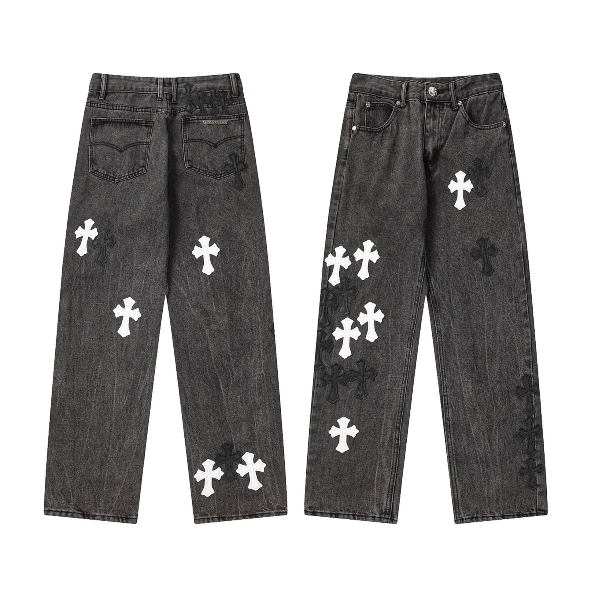 Chrome Hearts Denim Jeans - DripSparks