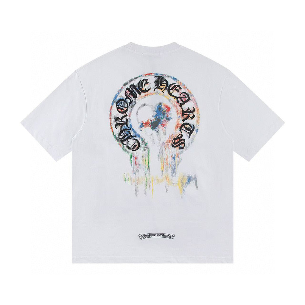 Chrome Hearts White Tee - DripSparks