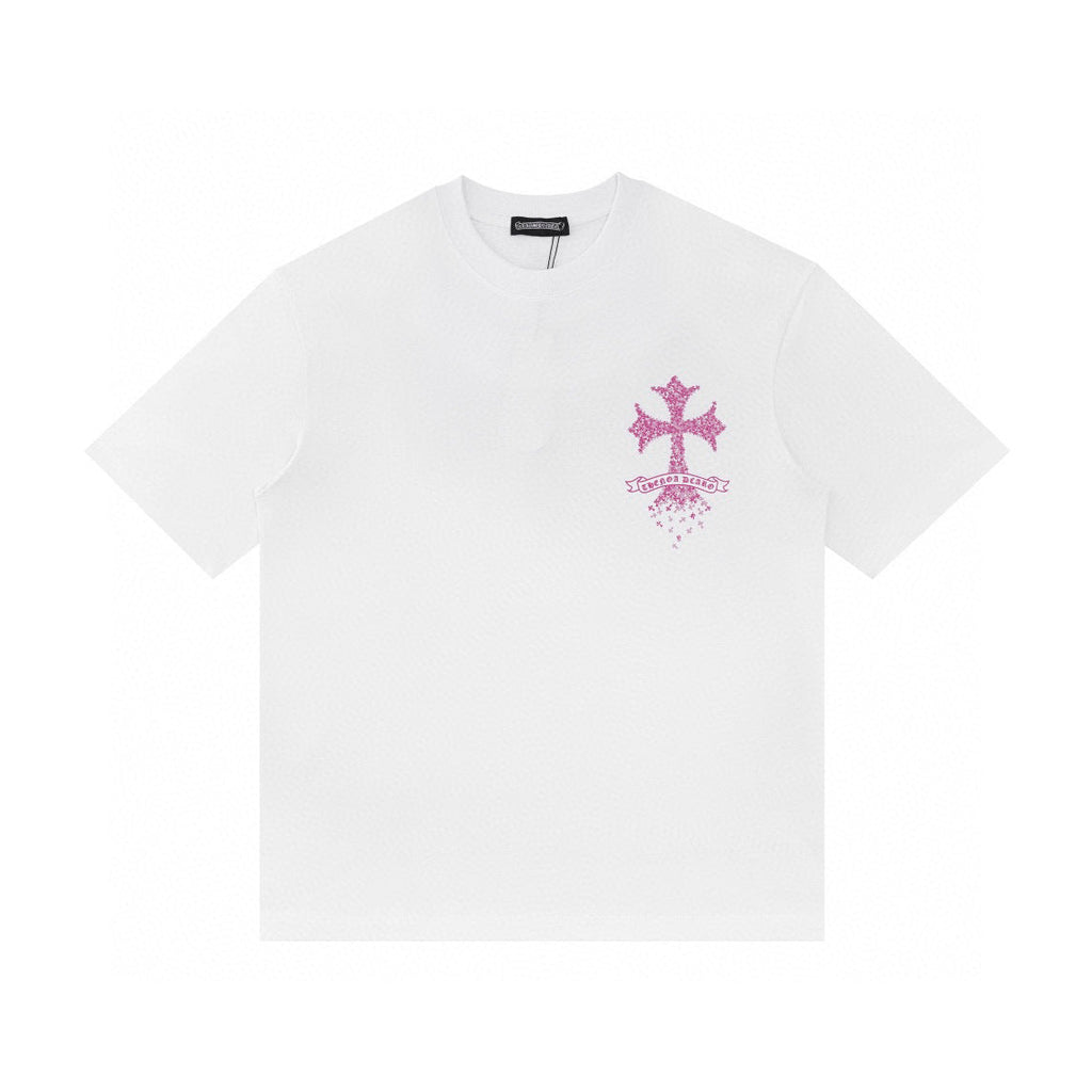 Chrome Hearts White Tee - DripSparks