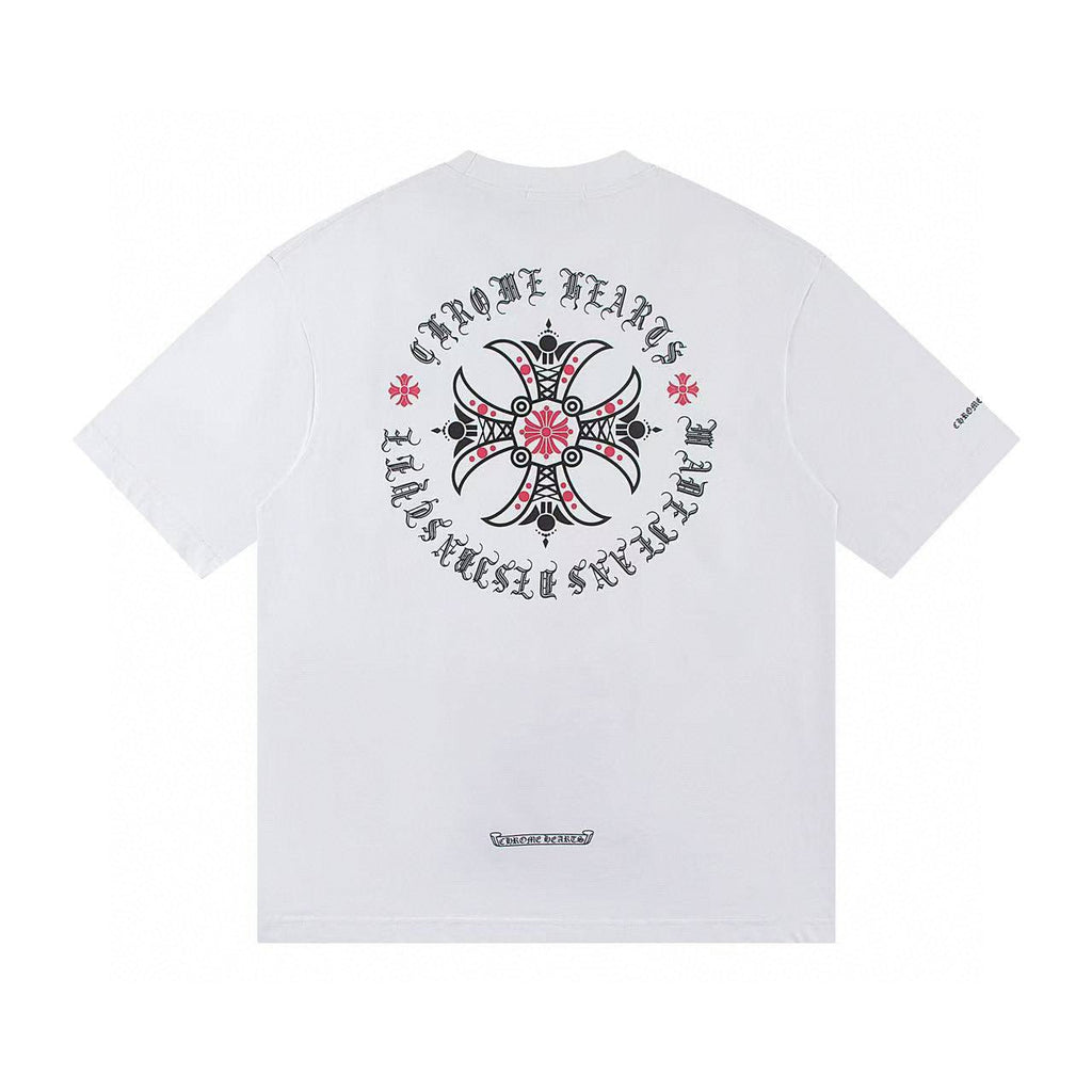 Chrome Hearts White Tee - DripSparks