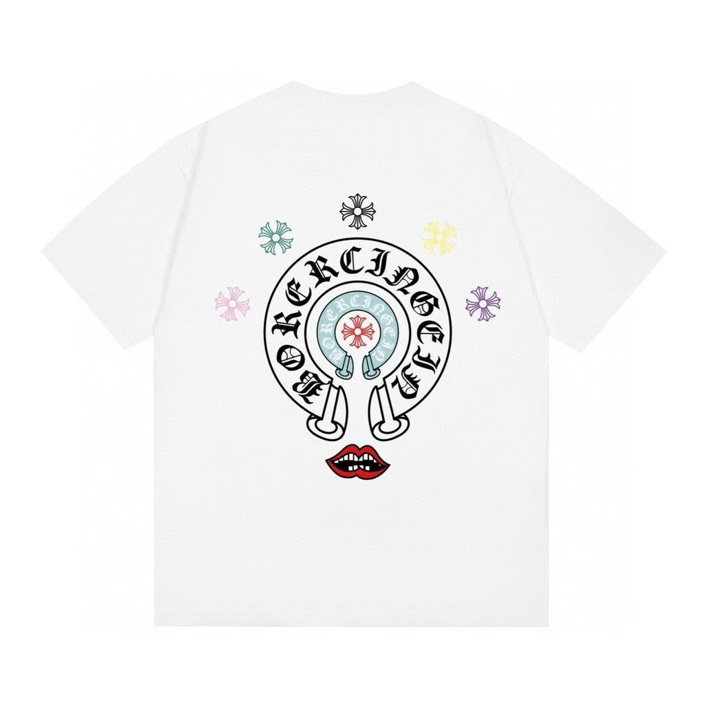 Chrome Hearts White Tee - DripSparks