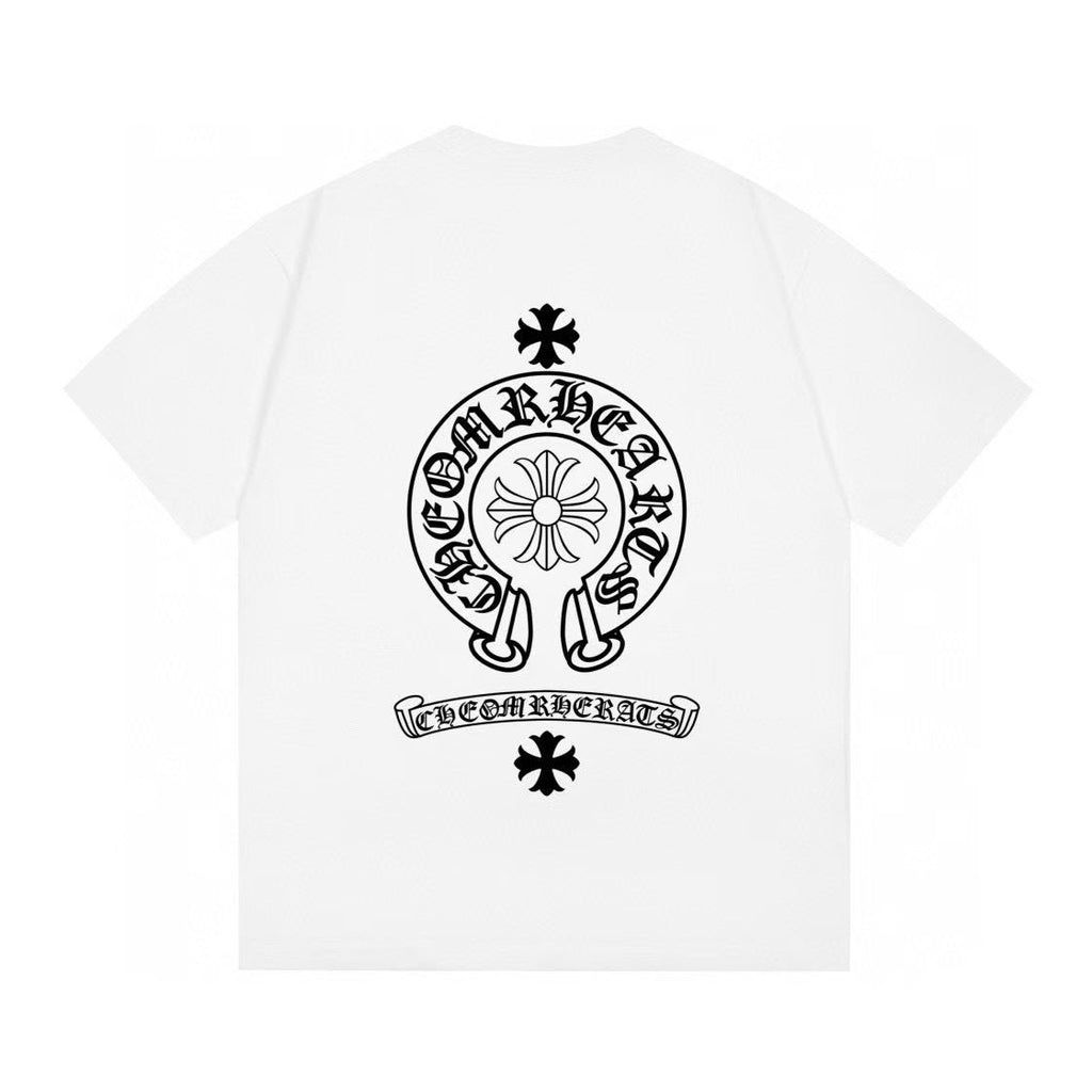 Chrome Hearts White Tee - DripSparks