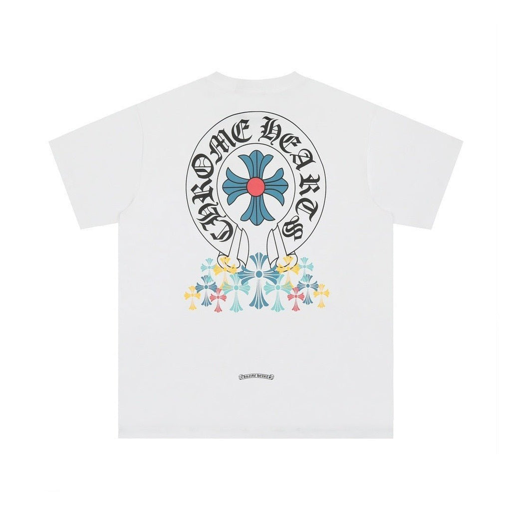 Chrome Hearts White Tee - DripSparks