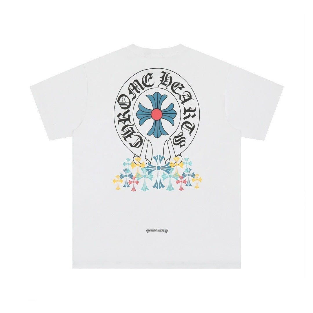 Chrome Hearts White Tee - DripSparks