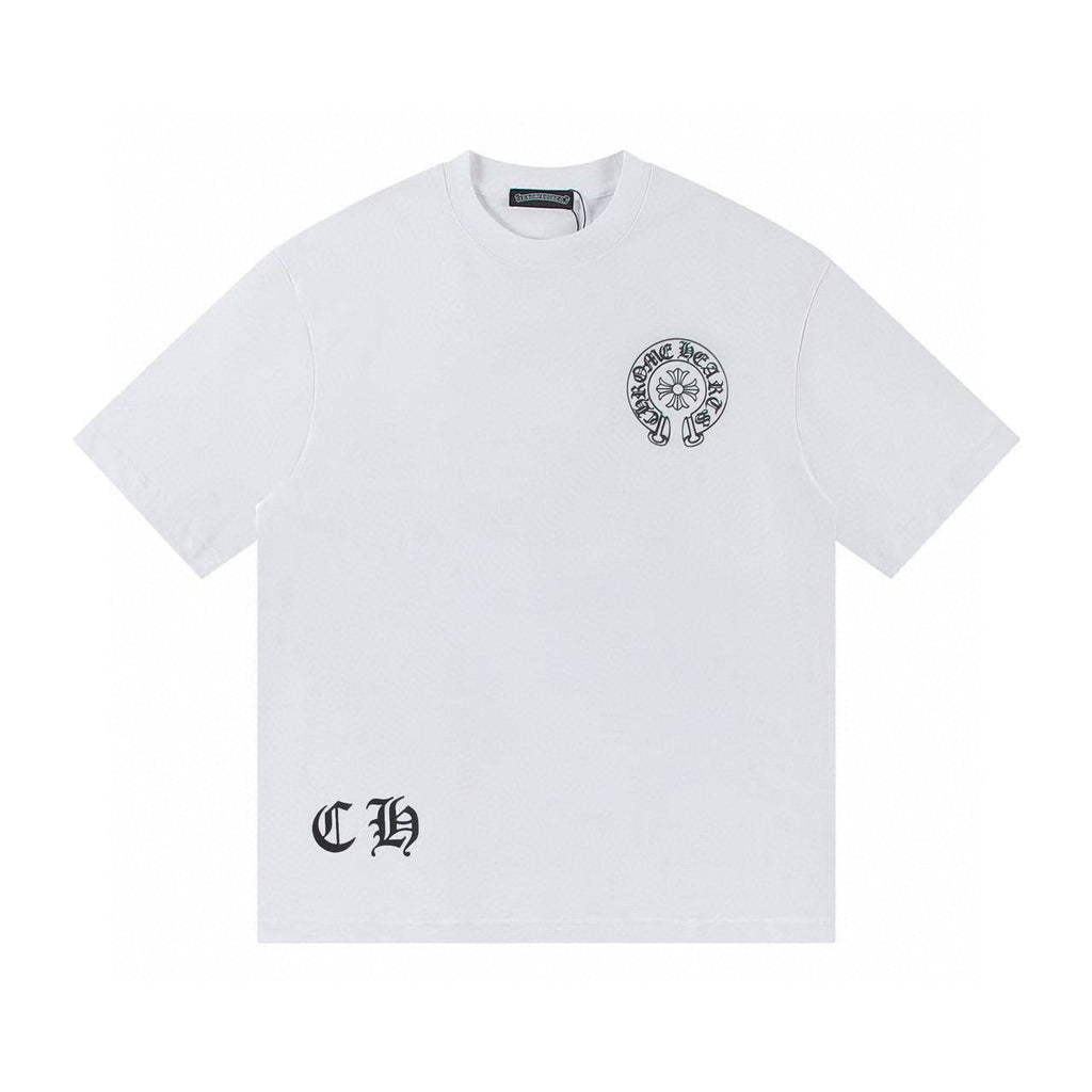 Chrome Hearts White Tee - DripSparks
