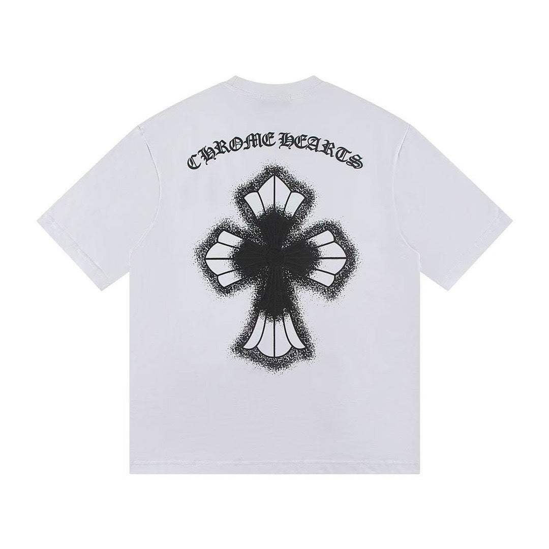 Chrome Hearts White Tee - DripSparks