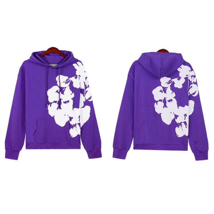 Denim Tears Purple Hoodie - DripSparks