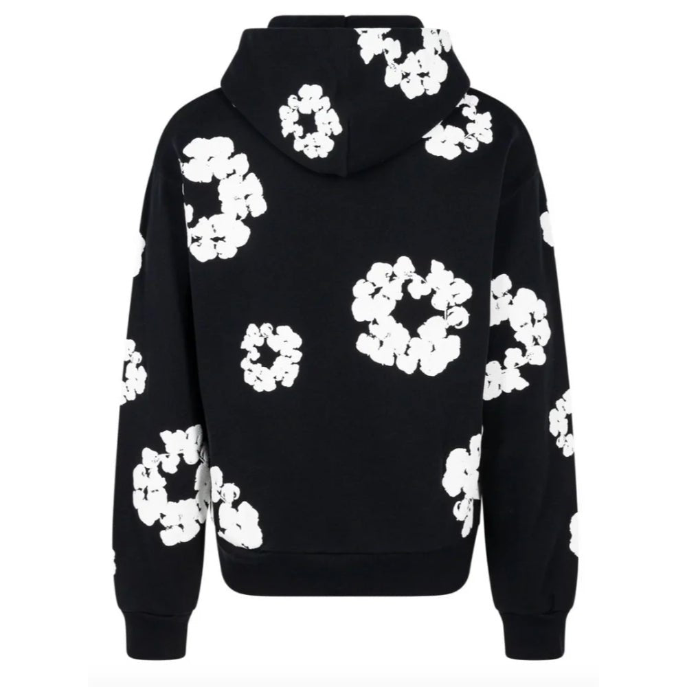 Denim Tears The Cotton Wreath Sweatshirt Black - DripSparks
