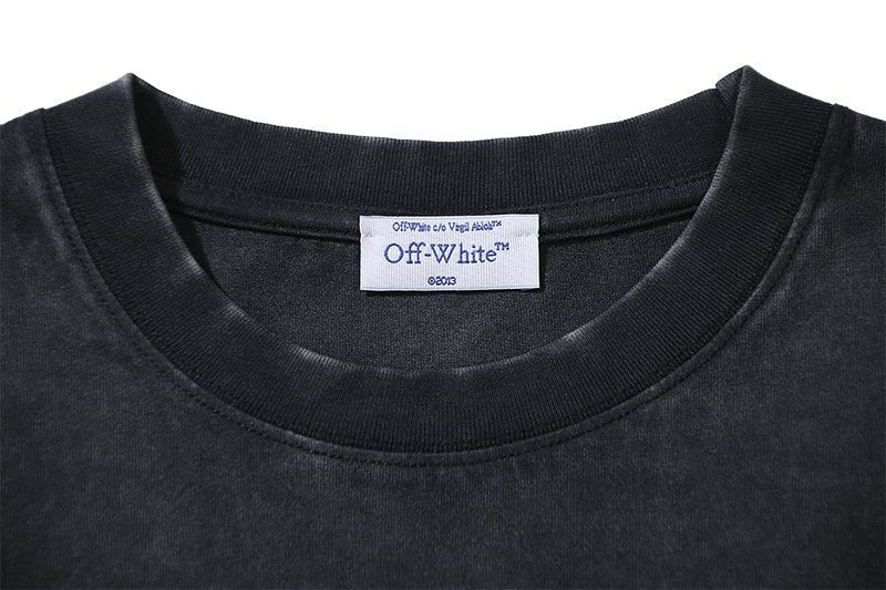 Off - White Black Tee - DripSparks