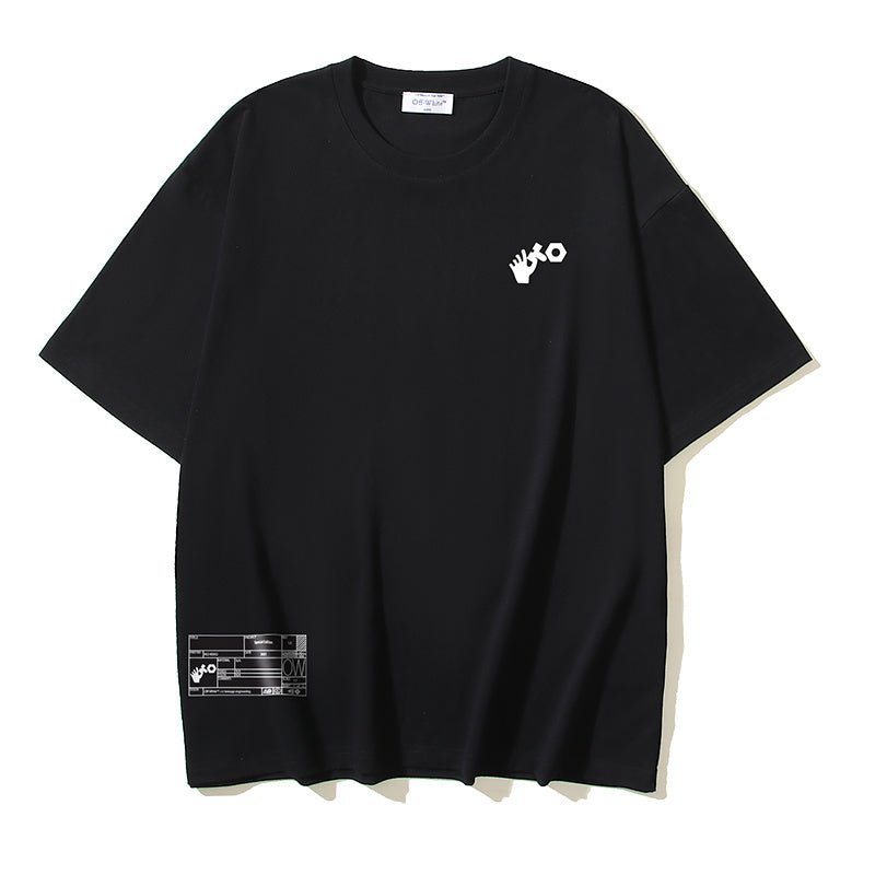 Off - White Black Tee - DripSparks