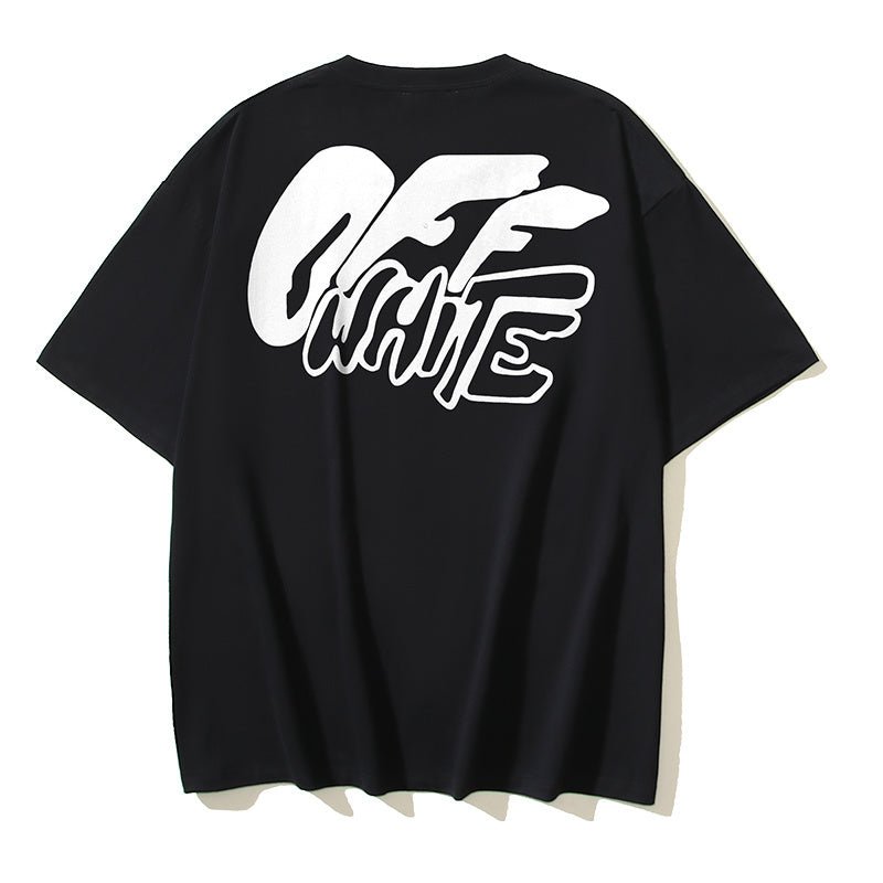 Off - White Black Tee - DripSparks