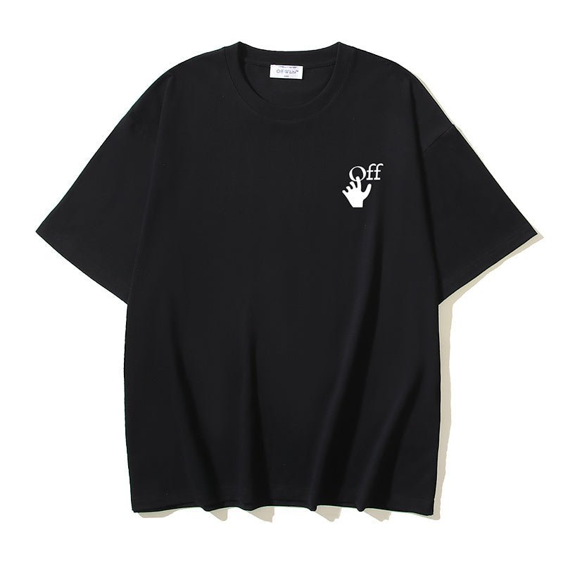 Off - White Black Tee - DripSparks
