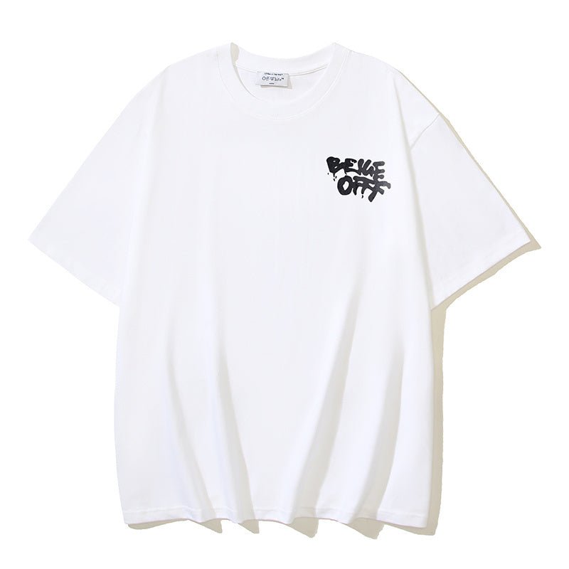 Off - White Black Tee - DripSparks