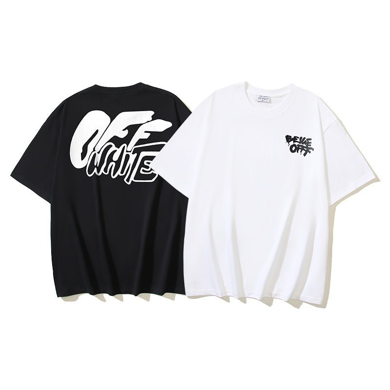 Off - White Black Tee - DripSparks