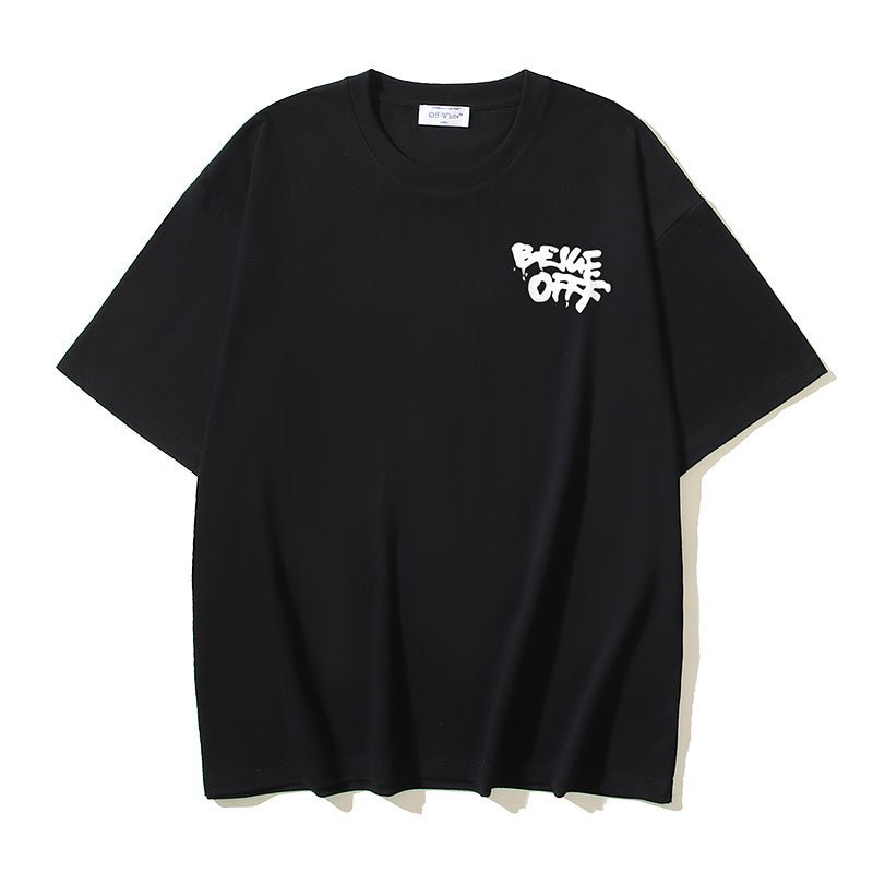Off - White Black Tee - DripSparks