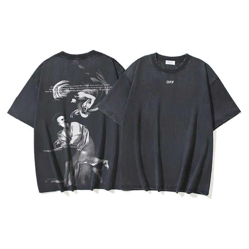 Off - White Black Tee - DripSparks