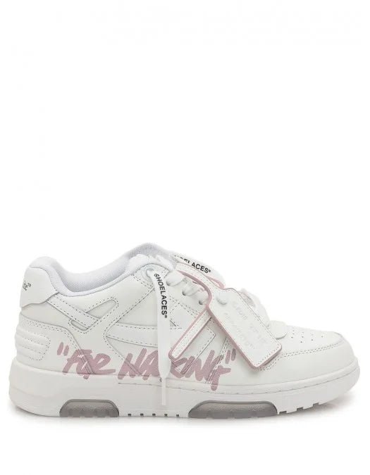 Off - White “OOO” White/Pinkless - DripSparks