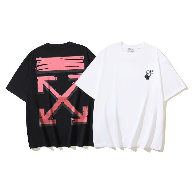 Off-White Red Print Tee