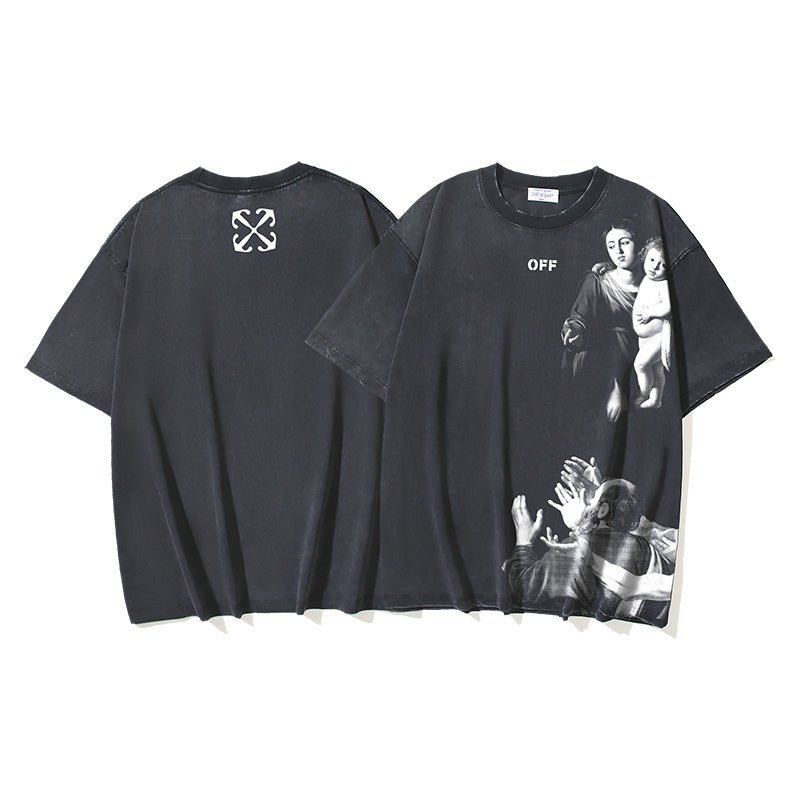 Off - White Sixtine Tee - DripSparks