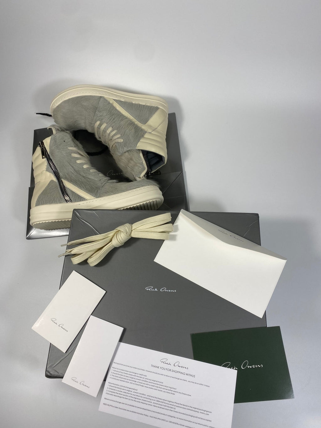 Rick Owens Geobasket Pony Hair - DripSparks