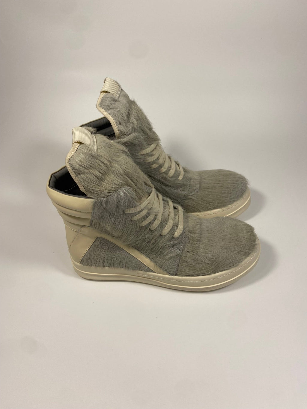 Rick Owens Geobasket Pony Hair - DripSparks