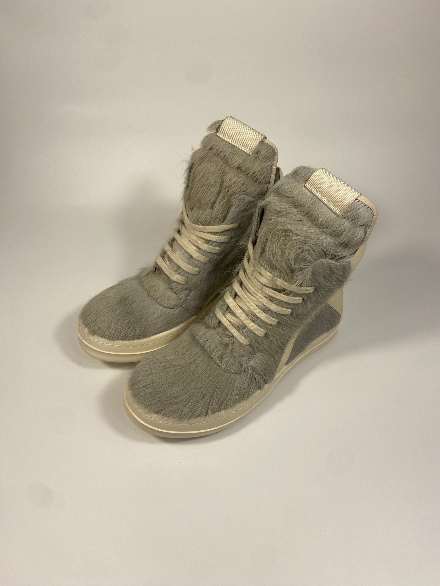Rick Owens Geobasket Pony Hair - DripSparks