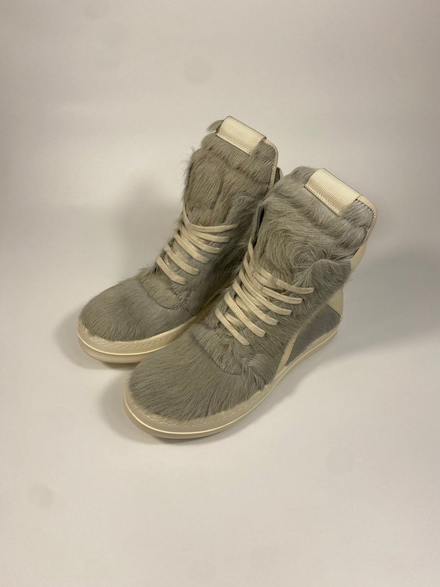 Rick Owens Geobasket Pony Hair - DripSparks