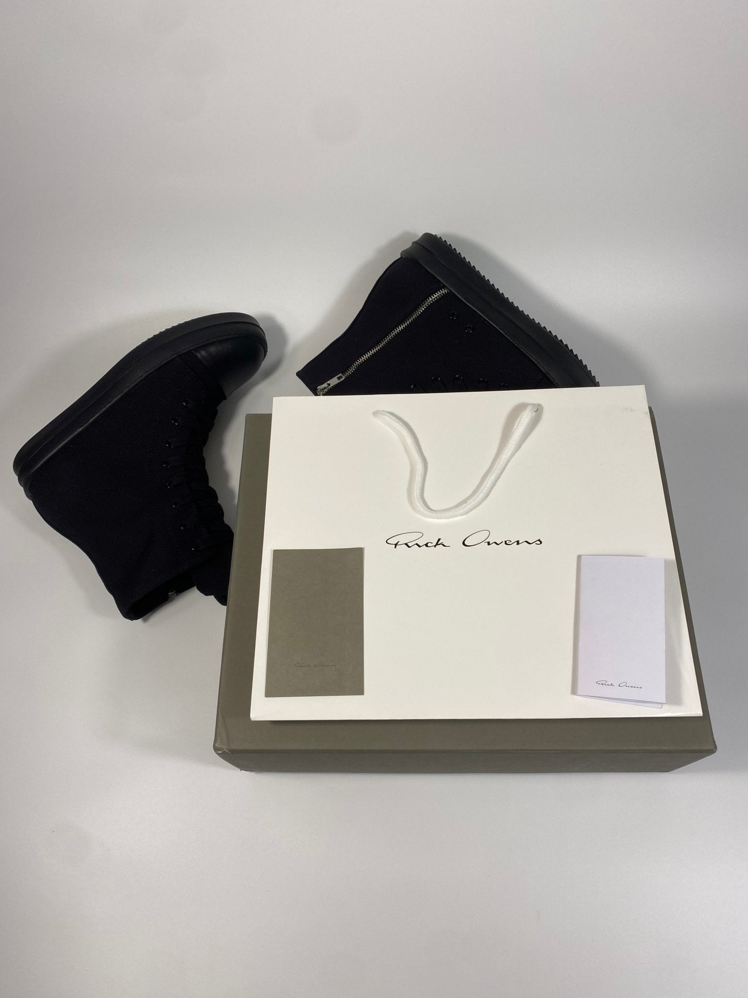 Rick Owens Ramones Black - DripSparks