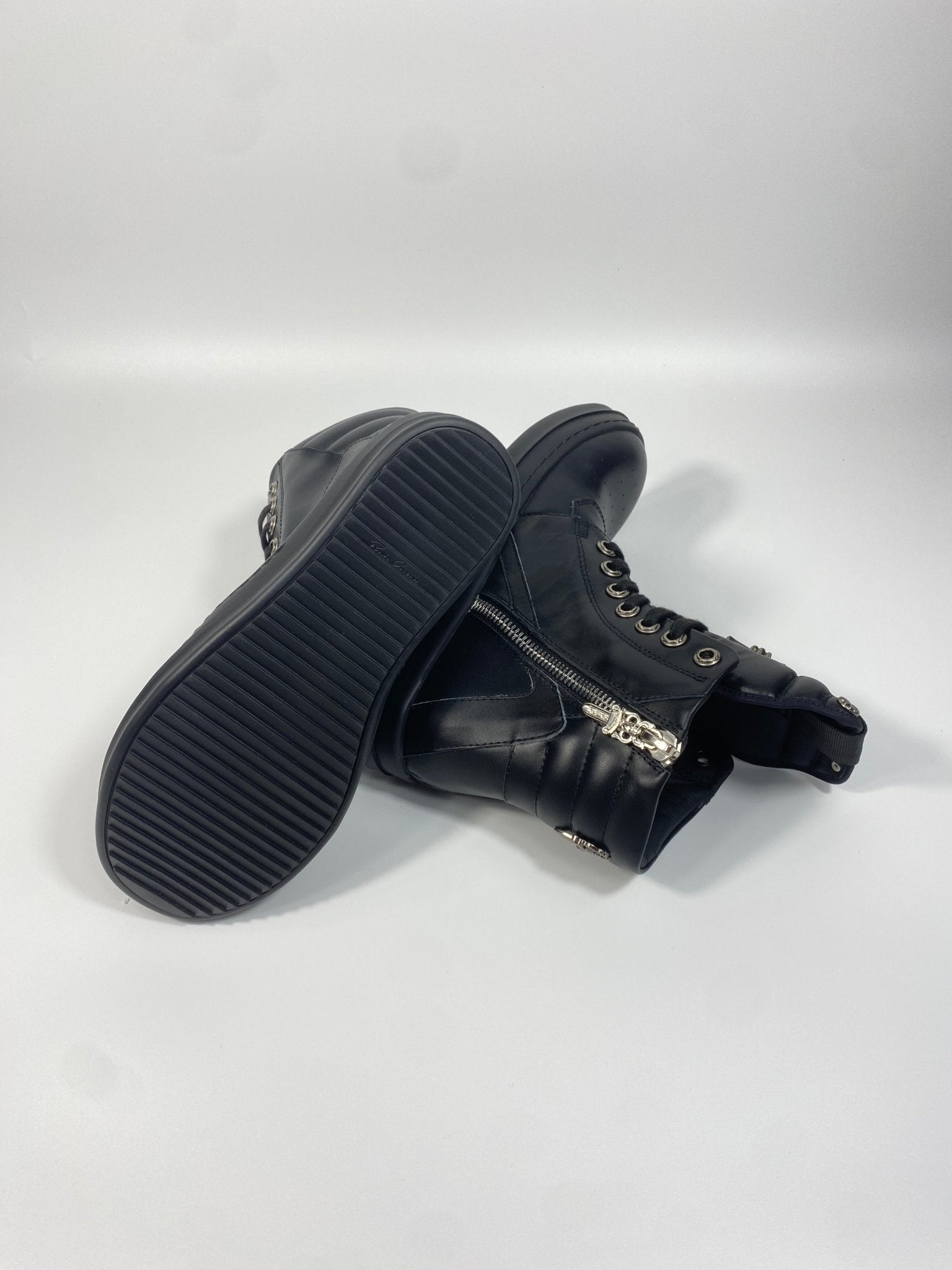 Rick Owens x Chrome Hearts Geobaskets - DripSparks