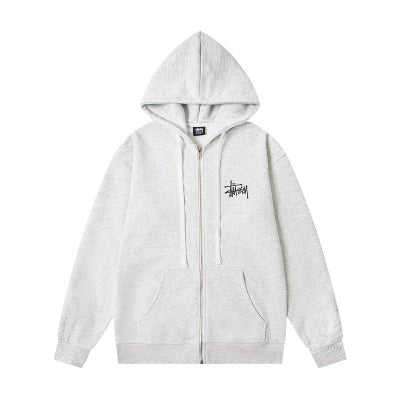 Stussy Hoodie Gray - DripSparks